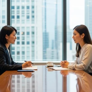 月に一度の面談を通して